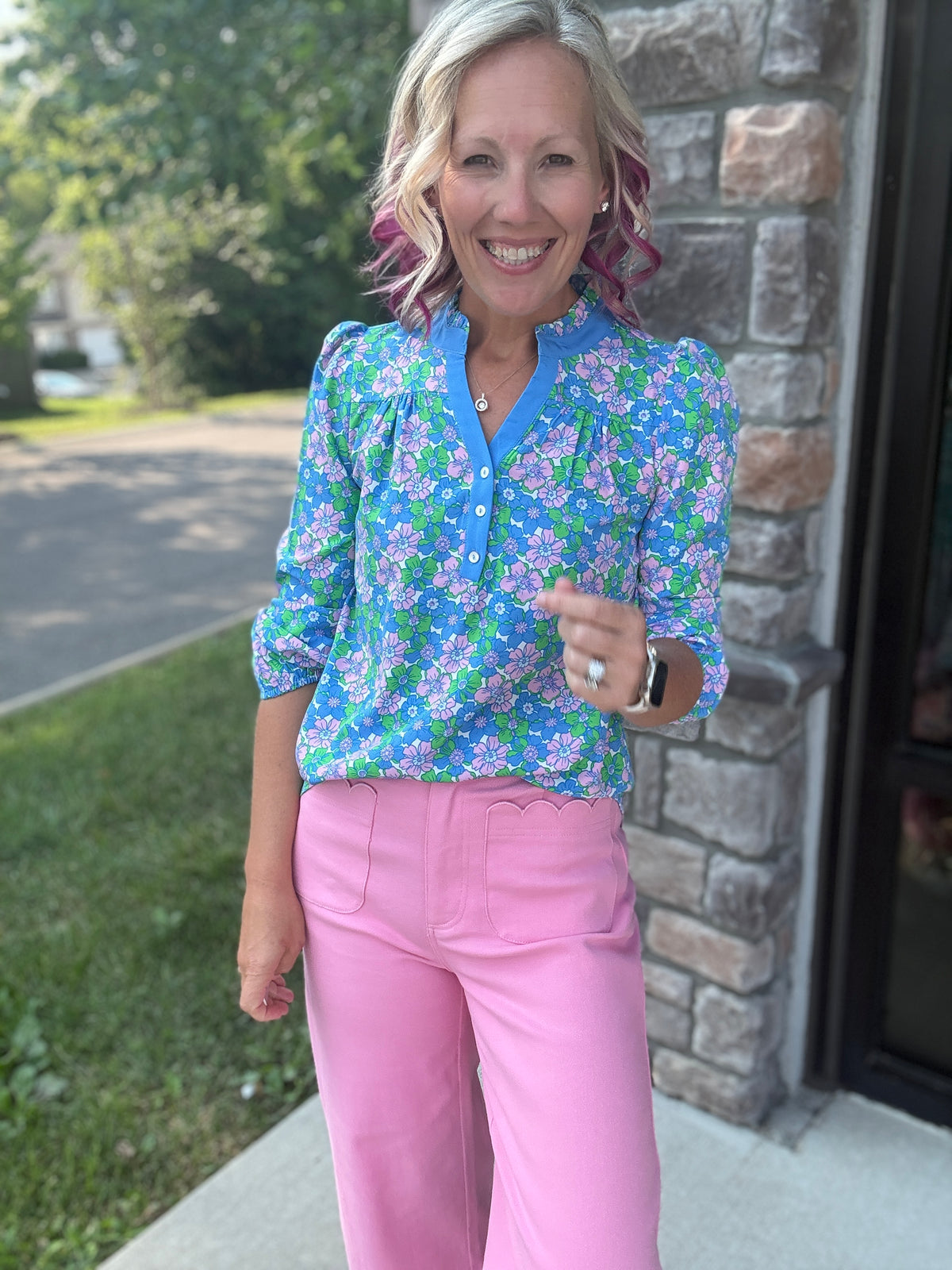 Scallop Society Pant- Pink