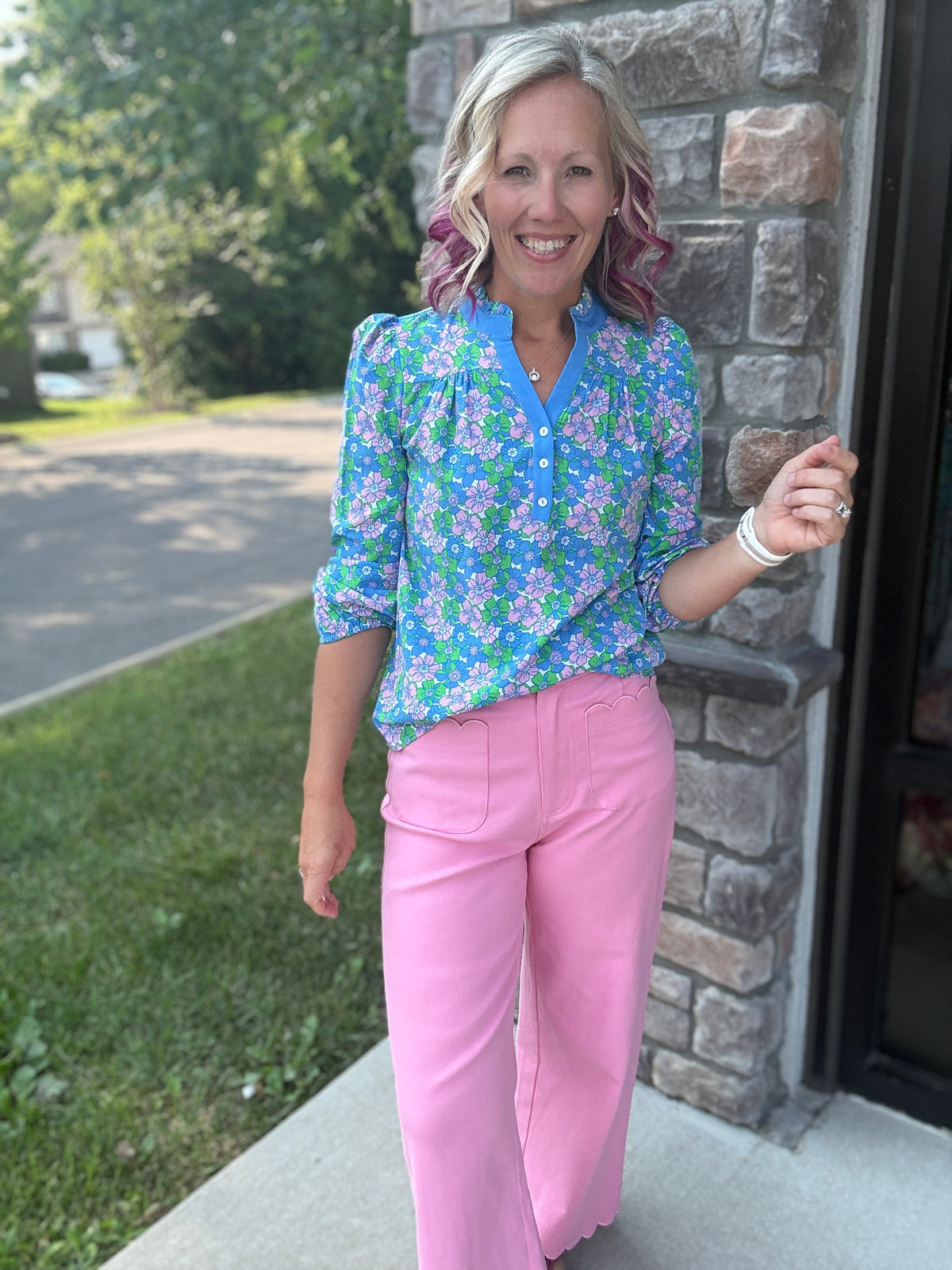 Vintage Posies Top