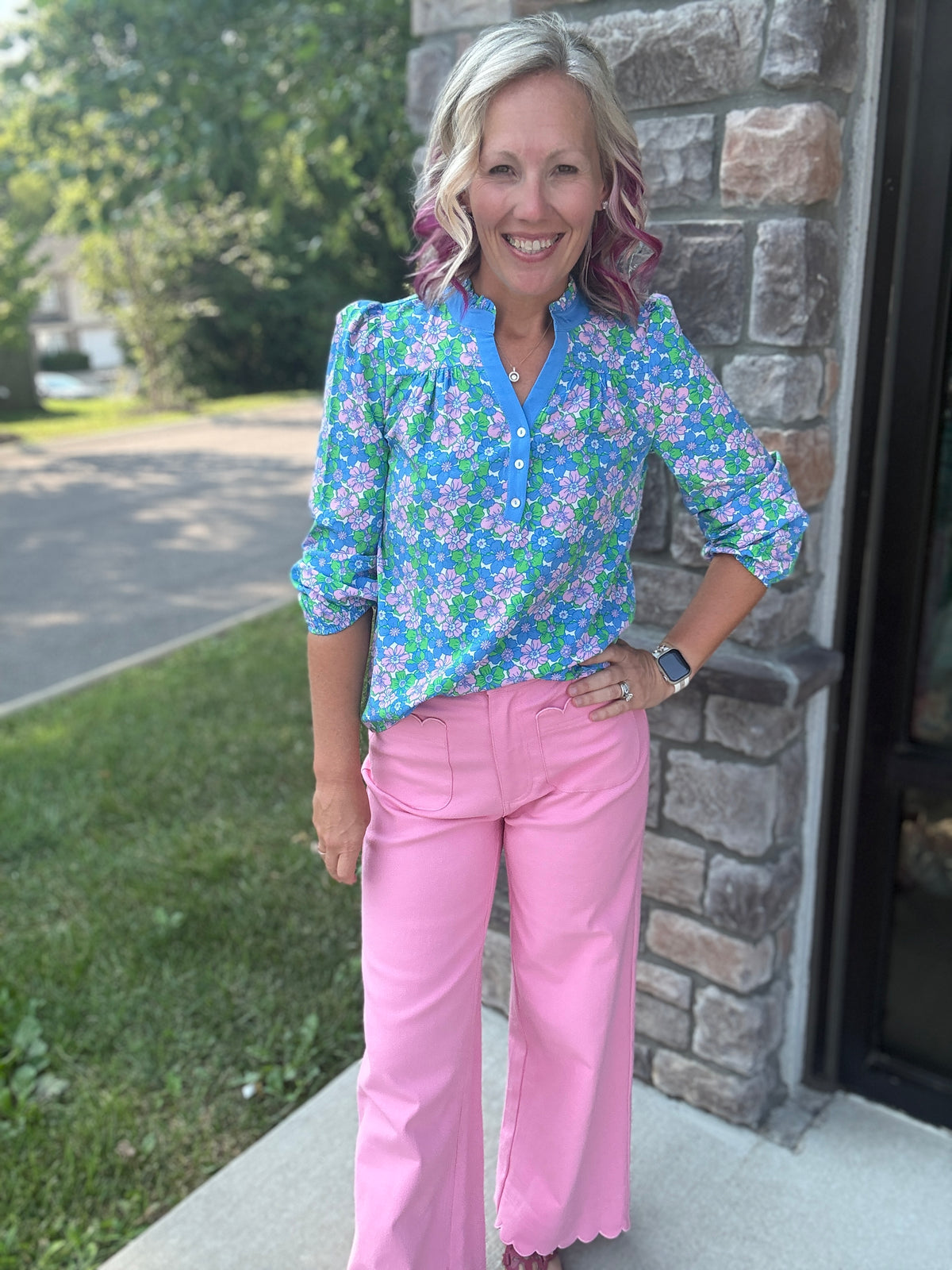 Vintage Posies Top