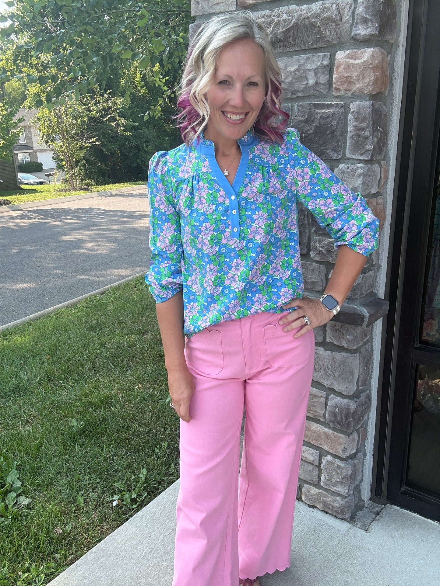 Scallop Society Pant- Pink