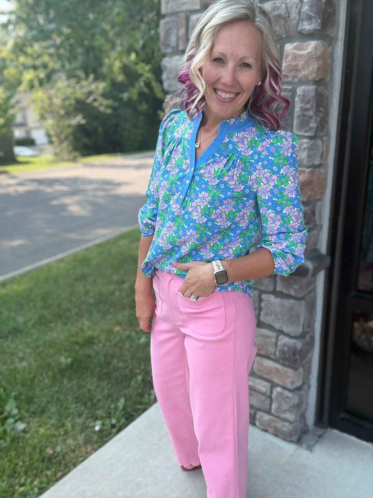 Vintage Posies Top
