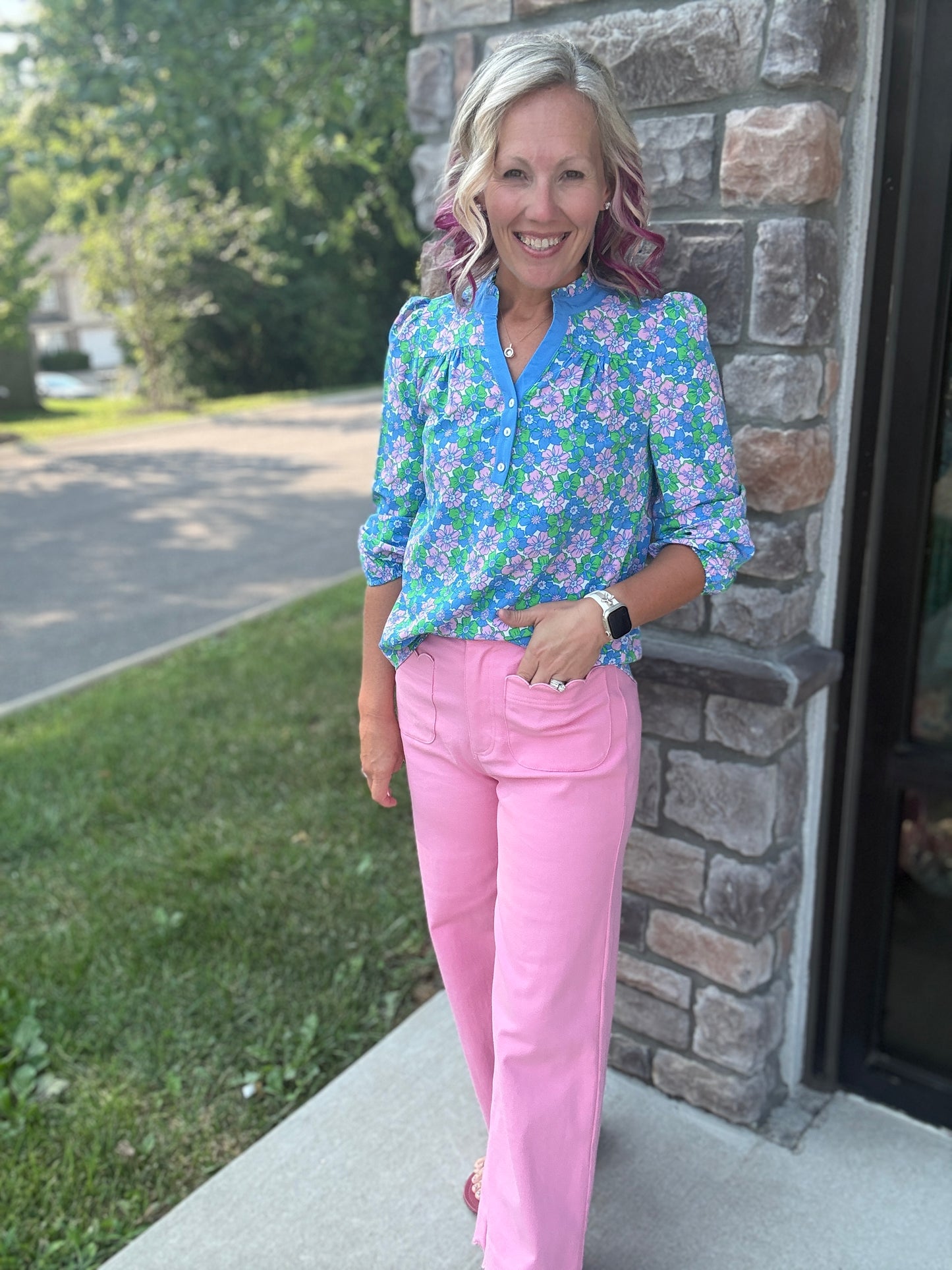 Vintage Posies Top