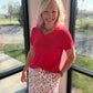 Patriotic Blooms Skort