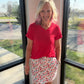 Patriotic Blooms Skort