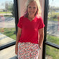 Patriotic Blooms Skort