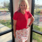 Patriotic Blooms Skort