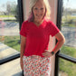 Patriotic Blooms Skort