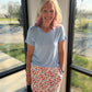 Patriotic Blooms Skort