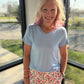 Patriotic Blooms Skort