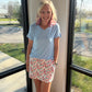 Patriotic Blooms Skort
