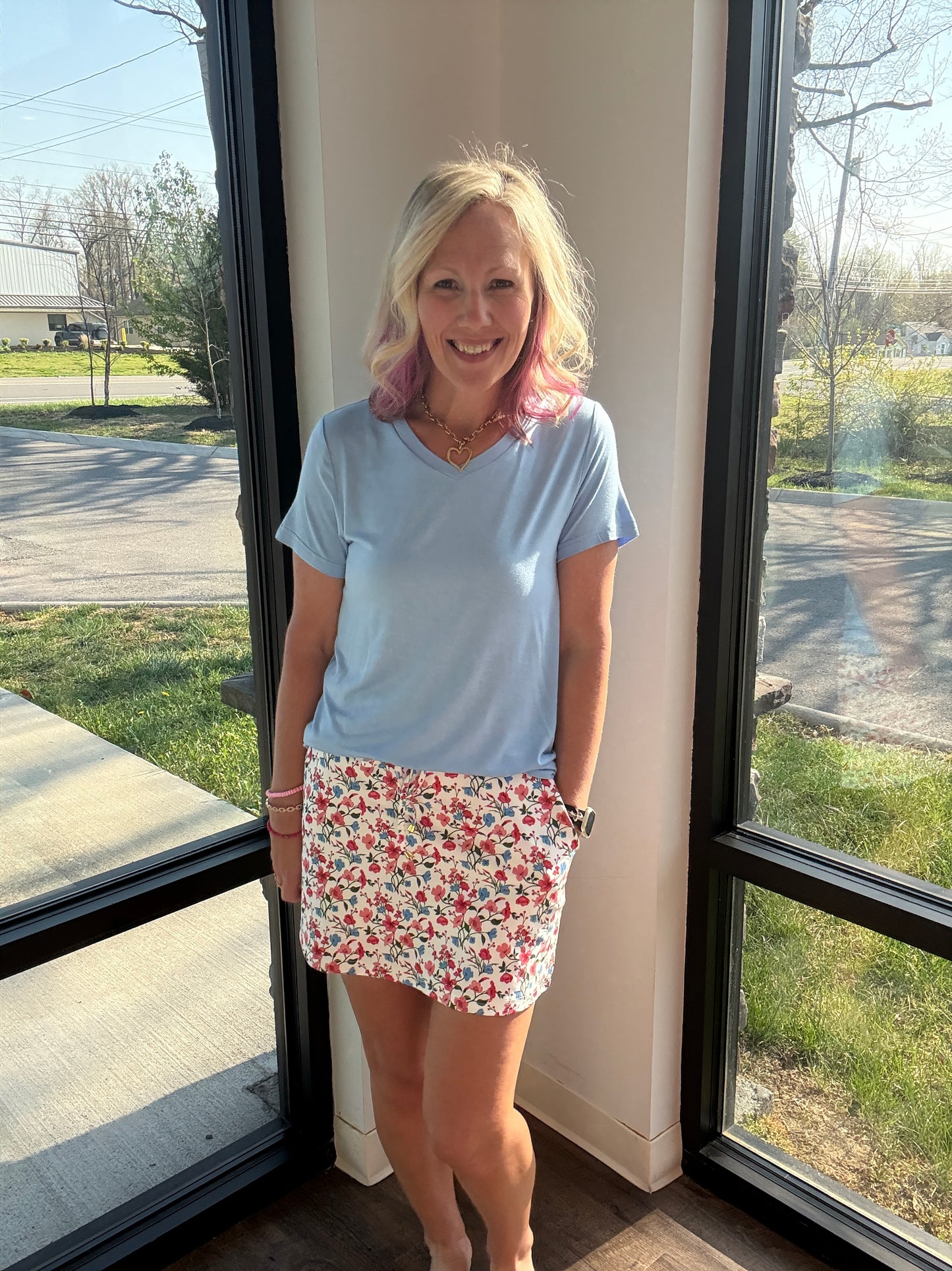 Everyday Tee- Light Blue