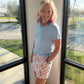 Patriotic Blooms Skort
