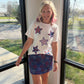 Red White and Boom Skort