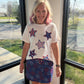Patriotic Stars Patch Tee