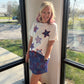 Patriotic Stars Patch Tee