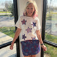 Patriotic Stars Patch Tee