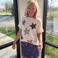 Patriotic Stars Patch Tee