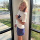 Patriotic Stars Patch Tee