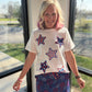 Patriotic Stars Patch Tee