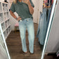 Criss Cross Wide Leg Jean