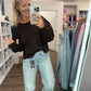 Breezy Back Long Sleeve- Espresso