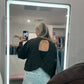 Breezy Back Long Sleeve- Espresso