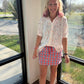 Sutton Button Up Top- Patriotic Stars