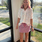 Sutton Button Up Top- Patriotic Stars