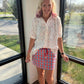 Sutton Button Up Top- Patriotic Stars