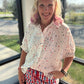 Sutton Button Up Top- Patriotic Stars