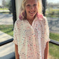 Sutton Button Up Top- Patriotic Stars