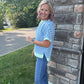 Simply Striped Tee- Blue