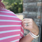 Simply Striped Tee- Pink