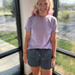 Denim Stretch Shorts