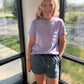 Denim Stretch Shorts