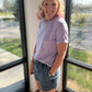 Denim Stretch Shorts