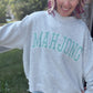 Mahjong Mockneck Sweatshirt- Green
