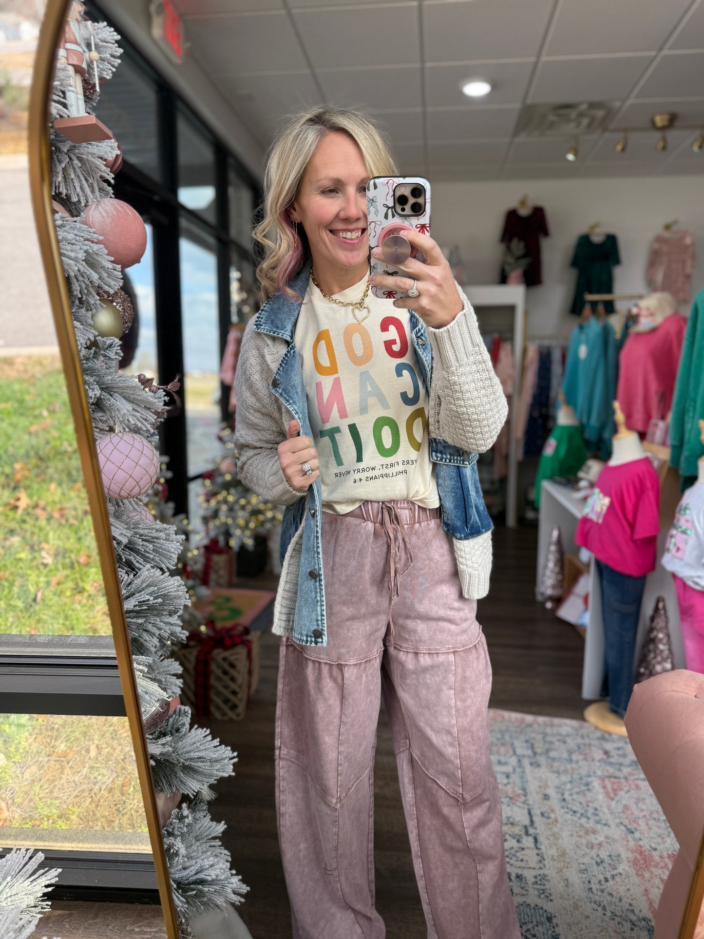 Easy Days Pants-Sugar Berry