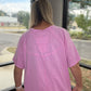 Slub Seam Top- Mauve