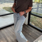 Criss Cross Wide Leg Jean