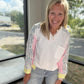 Lavender Lime Floral Top