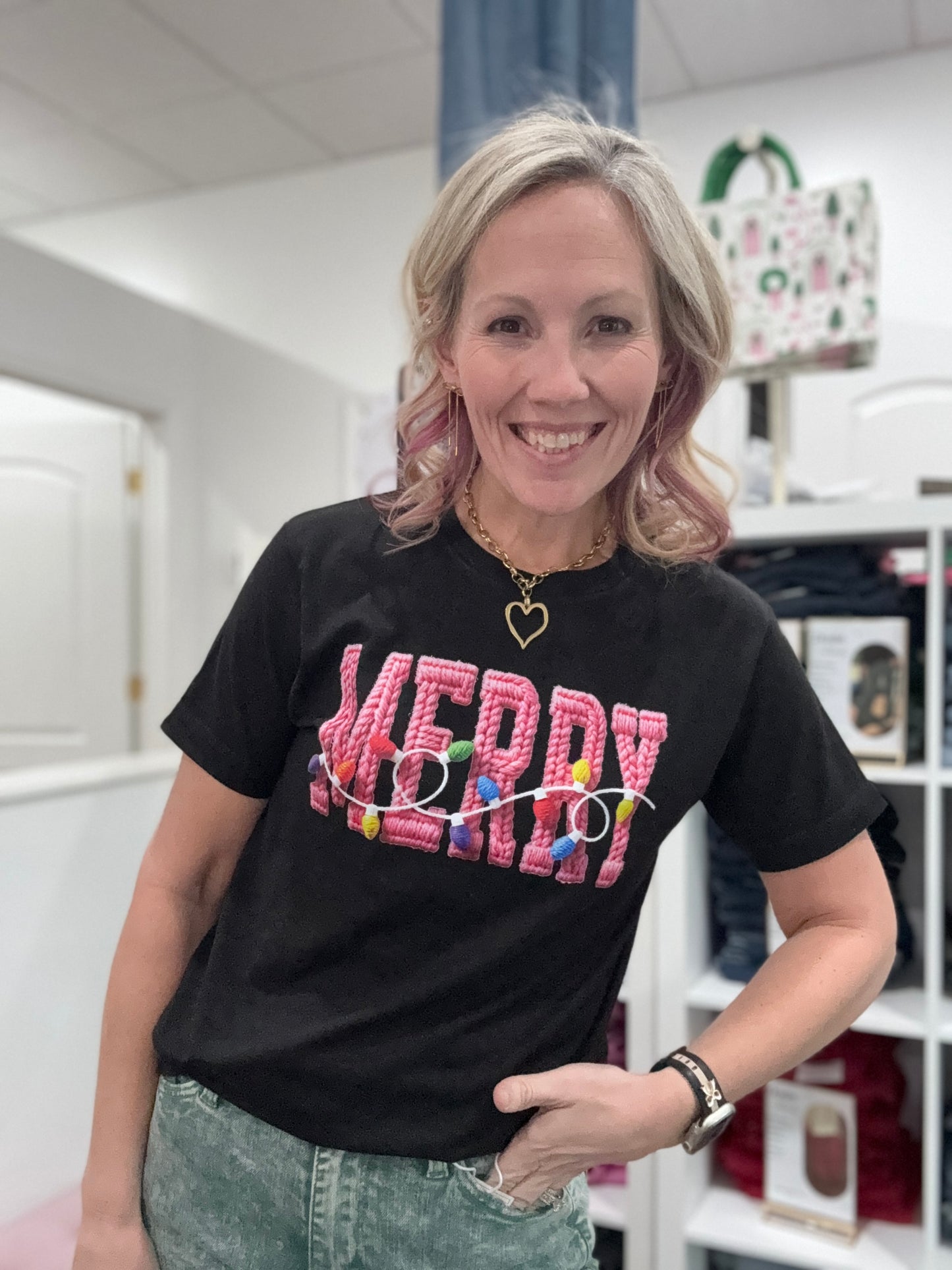 Merry & Bright Yarn Tee