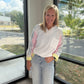 Criss Cross Wide Leg Jean