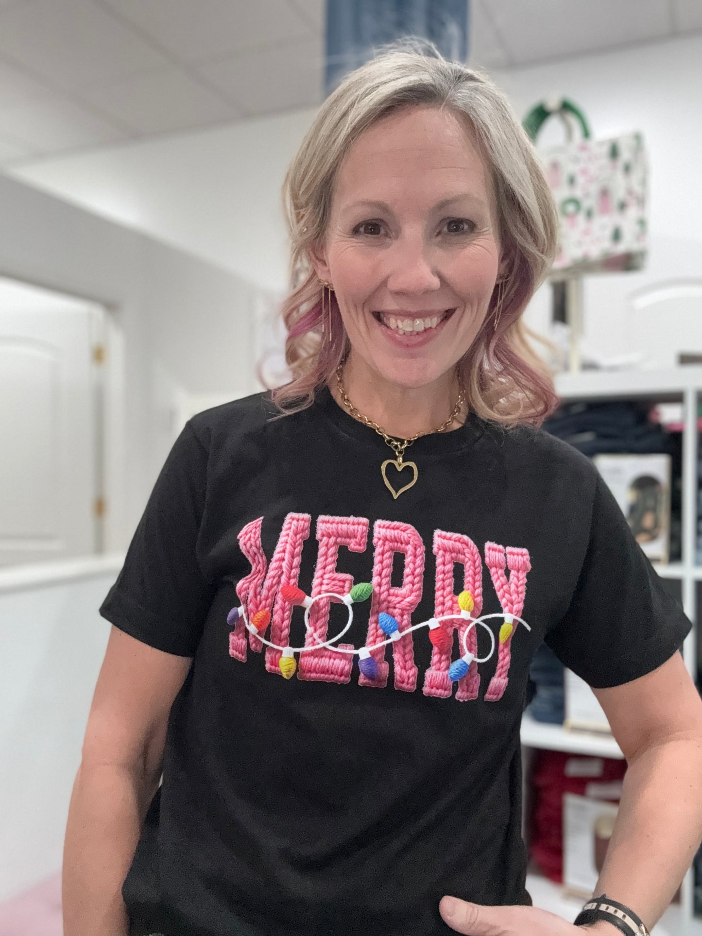 Merry & Bright Yarn Tee