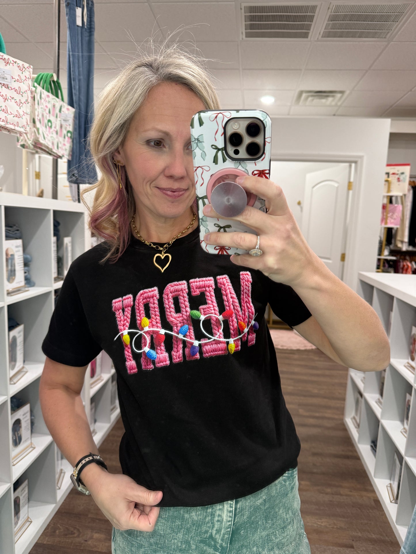 Merry & Bright Yarn Tee