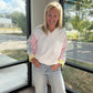 Criss Cross Wide Leg Jean