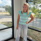 Criss Cross Wide Leg Jean
