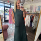 Dream Butter Knit Dress- Forest Green