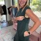 Dream Butter Knit Dress- Forest Green