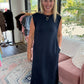 Dream Butter Knit Dress- Navy